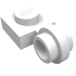 4081a - Plate, Modified 1 x 1 with Light Attachment - Thin Ring